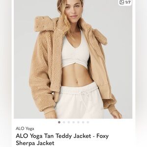 ALO Yoga Camel Teddy Jacket